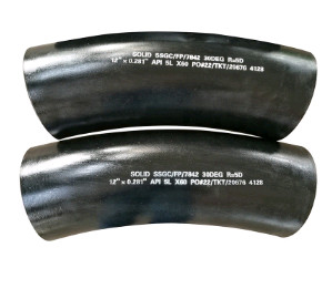 Api 5l Black Painted Carbon Steel Pipe Elbow 22,5 Derajat