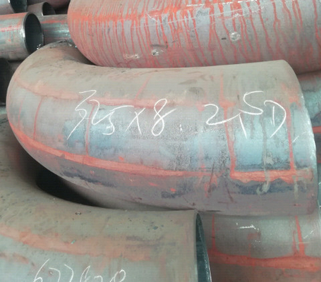 90Deg Astm A234 Wpb Carbon Steel Bend Fitting Pipa Lunak 3D 5D Tahan Karat