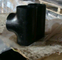 Lukisan Hitam Dn15-Dn1200 Carbon Steel Tee Murni Seamless Weld Ends